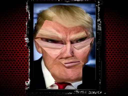 Trump Komik Yüz HTML5