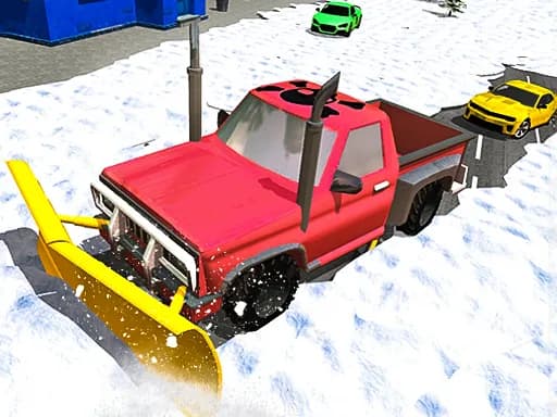 Kar Küreme Jeep Simülatörü 3D