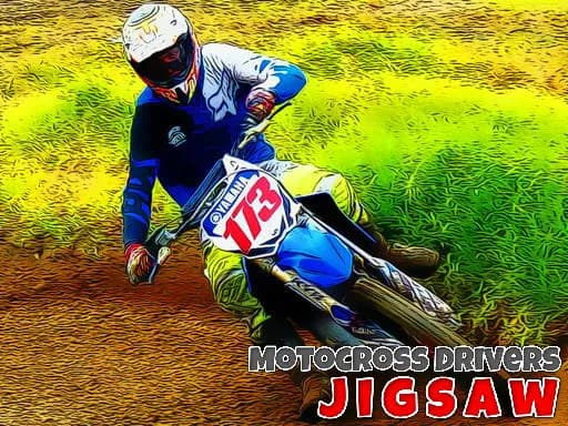 Motokros Sürücüleri Yapboz
