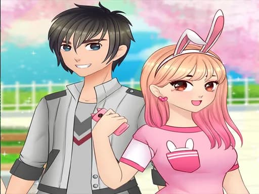 Anime Lise Çifti - İlk Randevu Makyajı