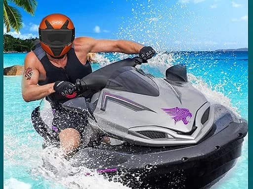 Jetsky Güç Botu Su Yarışı Akrobasi Oyunu