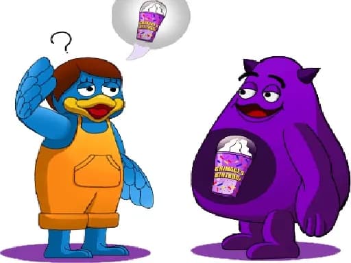 Grimace Canavarı Dop Hikayesi