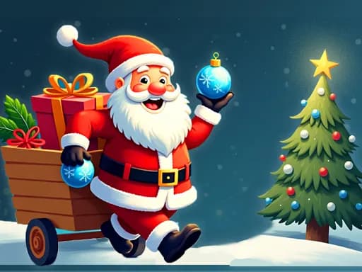 Santa: Ağaç Süsleme Büyüsü