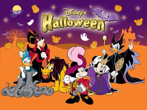 Mutlu Cadılar Bayramı Disney Yapbozu