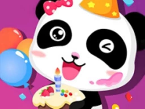 Mutlu Doğum Günü Partisi ile Bebek Panda