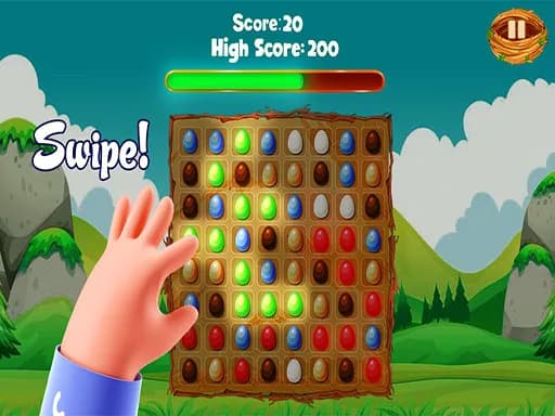 Candy Crush Yumurta Patlatma Oyunu: Yumurtaları Bağla Bulmaca