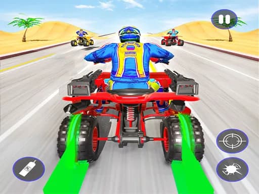Quad Bike Trafik Ateşi Oyunları 2020: Bisiklet Oyunları