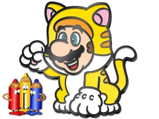 Mario Rush Boyama Kitabı